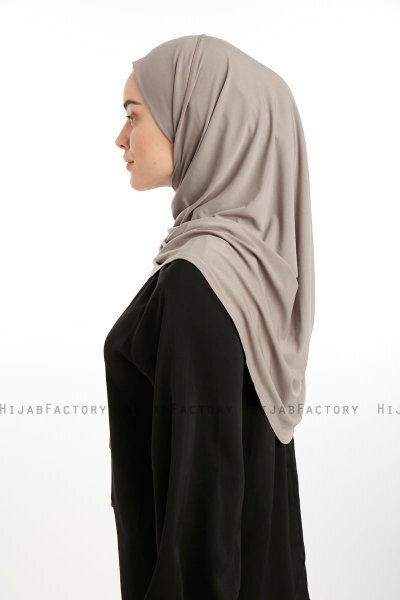Nermin - Mørk Taupe Sandy Scarfs Hijab