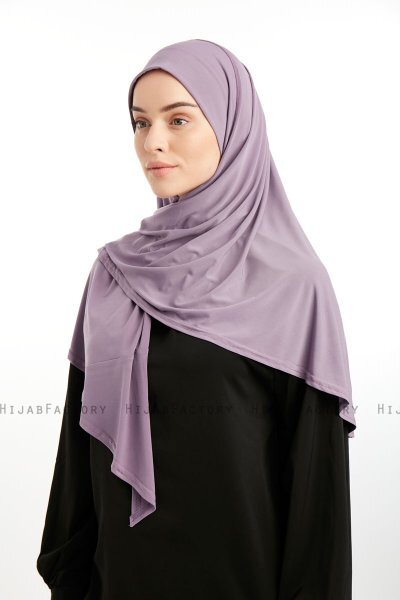 Nermin - Mørke Lilla Sandy Scarfs Hijab