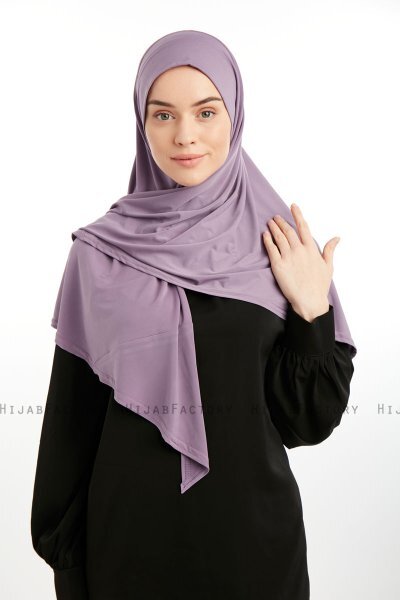 Nermin - Mørke Lilla Sandy Scarfs Hijab