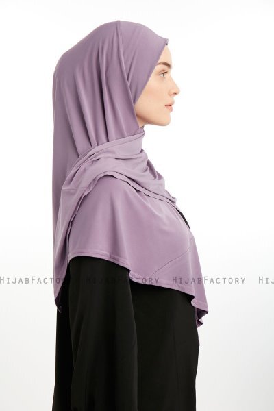 Nermin - Mørke Lilla Sandy Scarfs Hijab