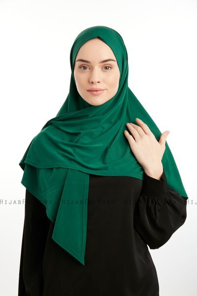 Nermin - Mørkegrøn Sandy Scarfs Hijab