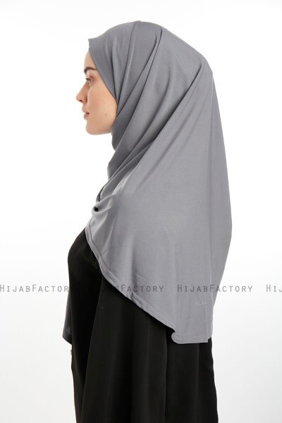 Nermin - Mørkegrå Sandy Scarfs Hijab