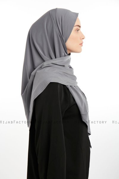 Nermin - Mørkegrå Sandy Scarfs Hijab