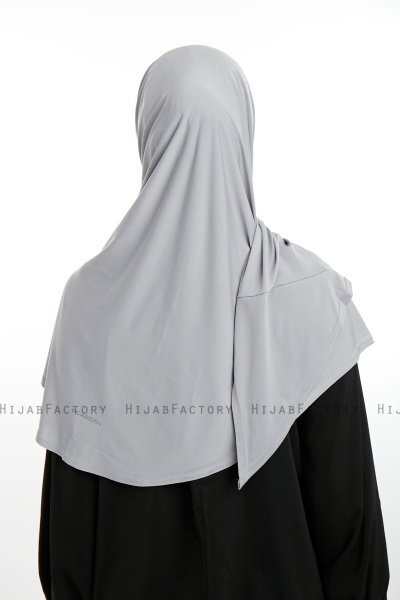 Nermin - Lysegrå Sandy Scarfs Hijab