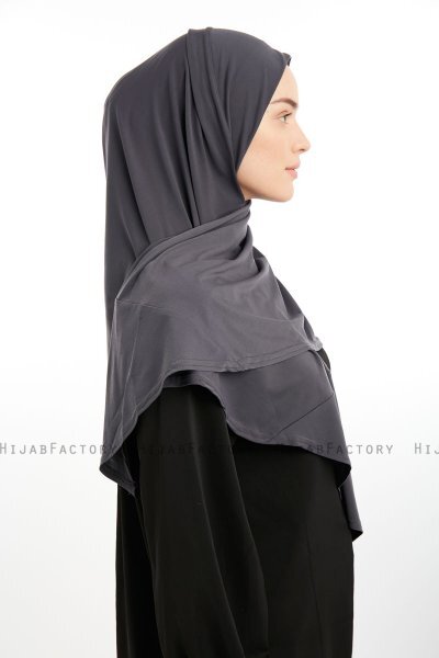 Nermin - Anthracite Sandy Scarfs Hijab