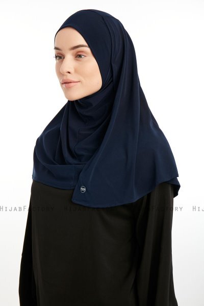 Ilay - Marine Blå Sandy Turban Hijab