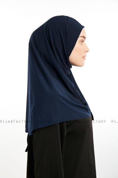 Ilay - Marine Blå Sandy Turban Hijab