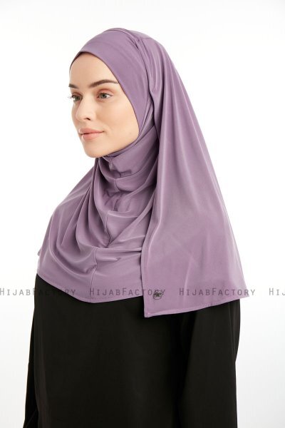 Ilay - Mørke Lilla Sandy Turban Hijab