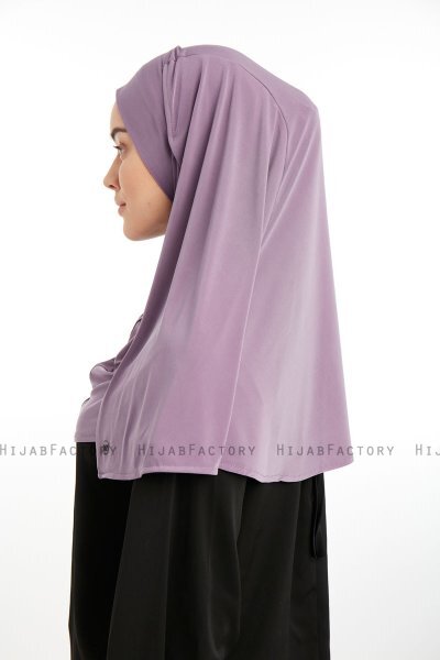 Ilay - Mørke Lilla Sandy Turban Hijab