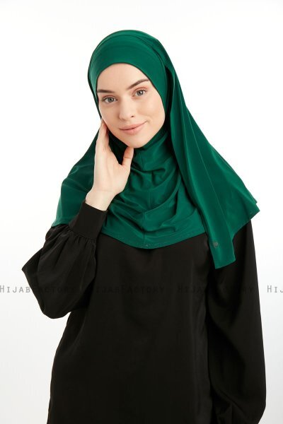 Ilay - Mørkegrøn Sandy Turban Hijab