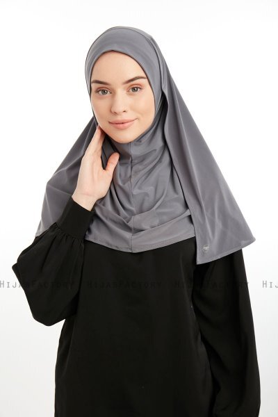 Ilay - Mørkegrå Sandy Turban Hijab