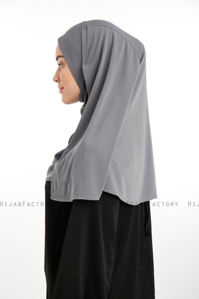 Ilay - Mørkegrå Sandy Turban Hijab