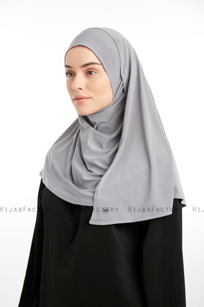 Ilay - Lysegrå Sandy Turban Hijab