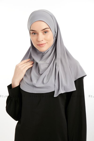 Ilay - Lysegrå Sandy Turban Hijab