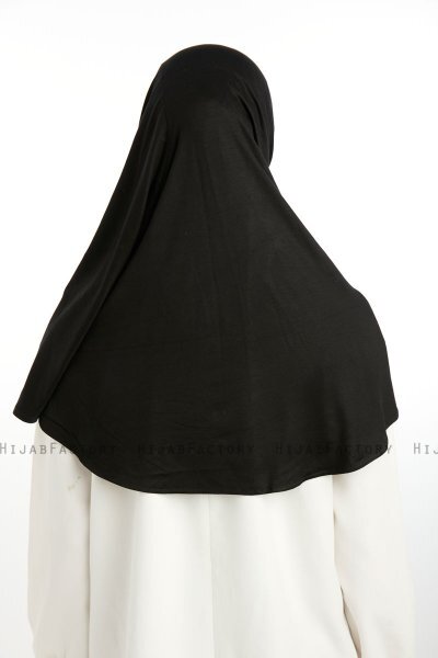 Feriha - Sort Viskose Turban Hijab