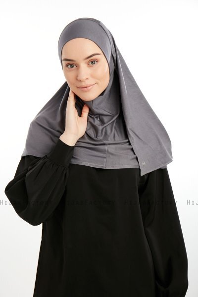 Feriha - Mørkegrå Viskose Turban Hijab