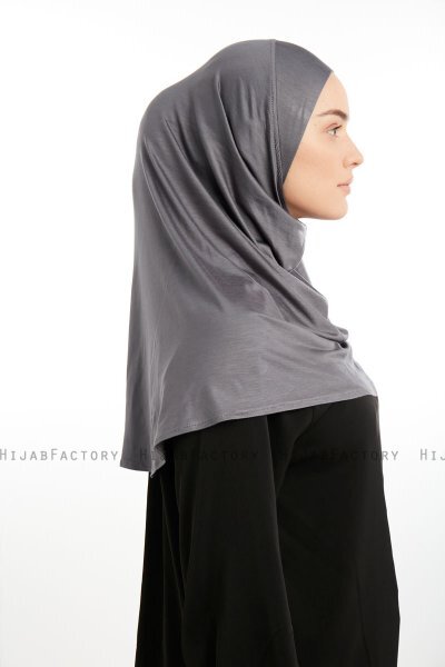 Feriha - Mørkegrå Viskose Turban Hijab