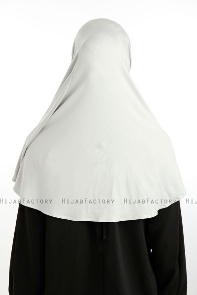 Feriha - Lysegrå Viskose Turban Hijab