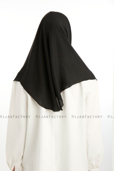 Bengi - Sort Micro Krep Turban Hijab
