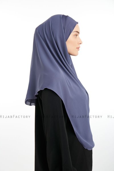 Bengi - Royal Blue Micro Krep Turban Hijab