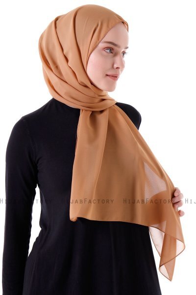 Hadise - Sennepsgul Chiffon Hijab
