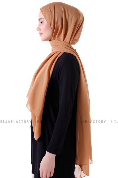 Hadise - Sennepsgul Chiffon Hijab