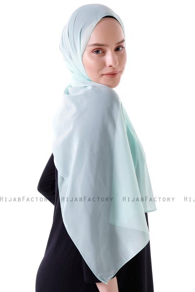 Hadise - Lysegrøn Chiffon Hijab