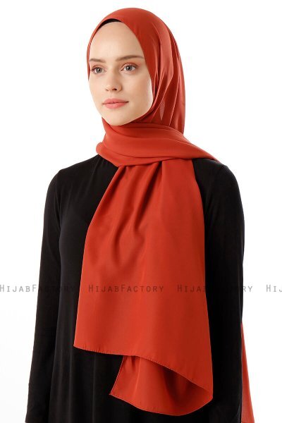 Hadise - Murstensrød Chiffon Hijab