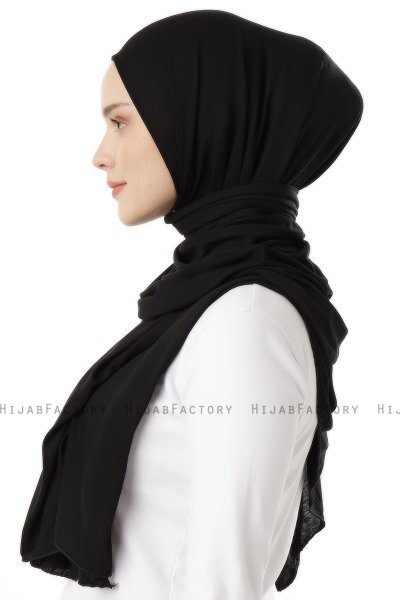 Neylan - Sort Basic Jersey Hijab