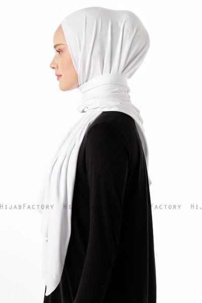 Neylan - Hvid Basic Jersey Hijab