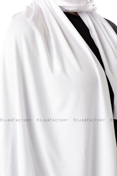 Neylan - Hvid Basic Jersey Hijab