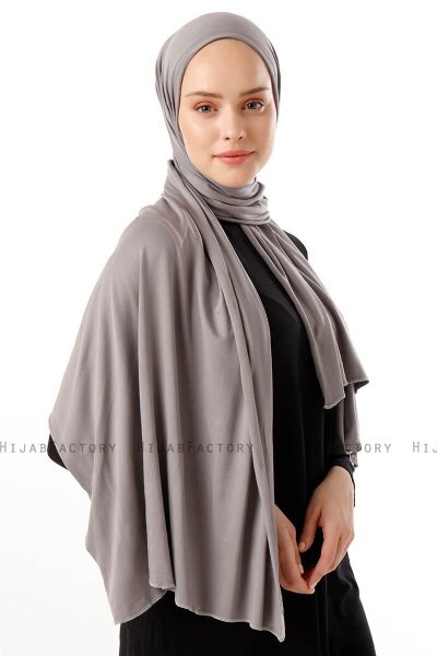 Neylan - Grå Basic Jersey Hijab