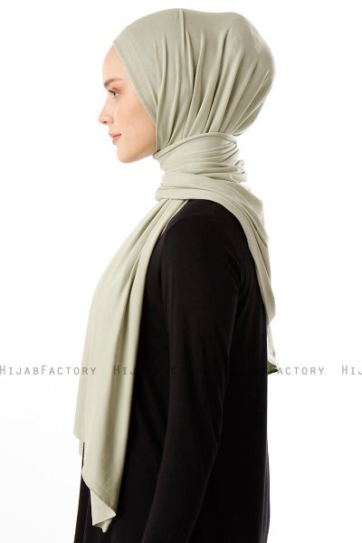 Neylan - Lysegrønn Basic Jersey Hijab