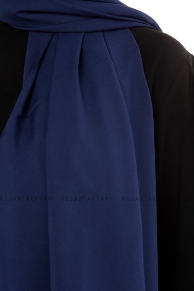Esra - Marine Blå Chiffon Hijab