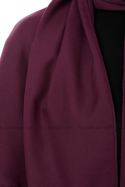 Esra - Mørke Lilla Chiffon Hijab