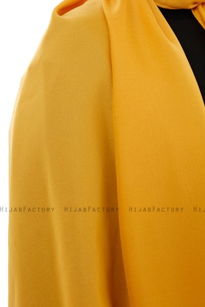 Esra - Sennepsgul Chiffon Hijab