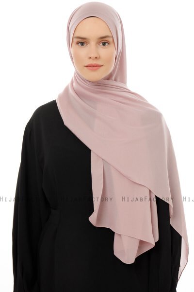 Esra - Mørkrosa Chiffon Hijab