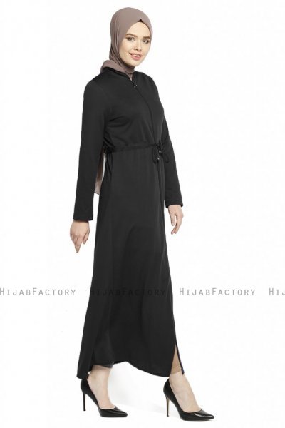 Emine - Sort Abaya - Miss Cazibe