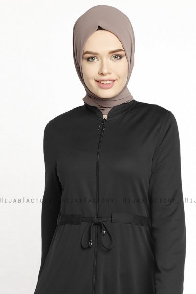 Emine - Sort Abaya - Miss Cazibe
