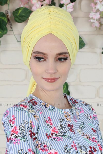 Amy - Gul Bomuld Turban - Ayse Turban