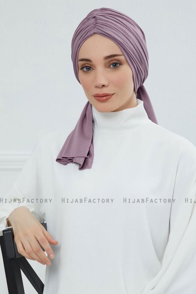 Amy - Lilac Bomuld Turban