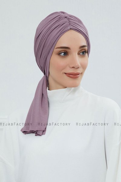 Amy - Lilac Bomuld Turban