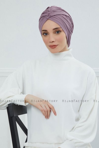 Amy - Lilac Bomuld Turban