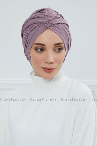 Amy - Lilac Bomuld Turban