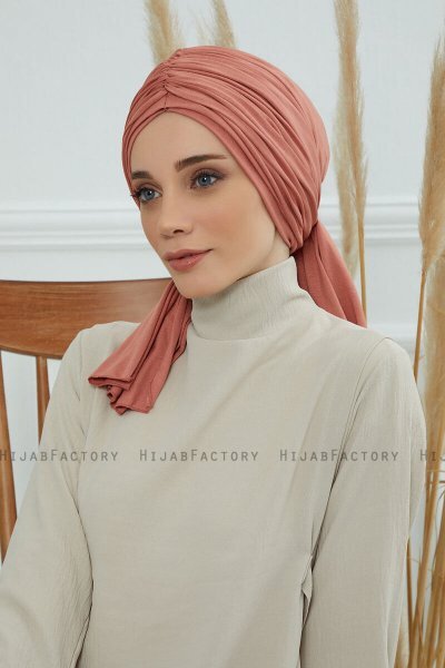 Amy - Lakserosa Bomuld Turban