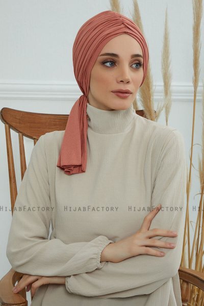 Amy - Lakserosa Bomuld Turban