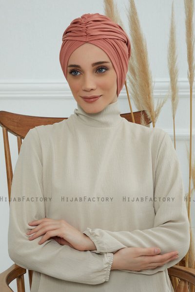 Amy - Lakserosa Bomuld Turban