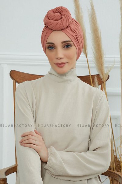 Amy - Lakserosa Bomuld Turban