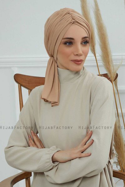 Amy - Sand Bomuld Turban