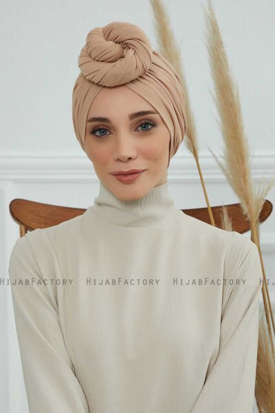 Amy - Sand Bomuld Turban